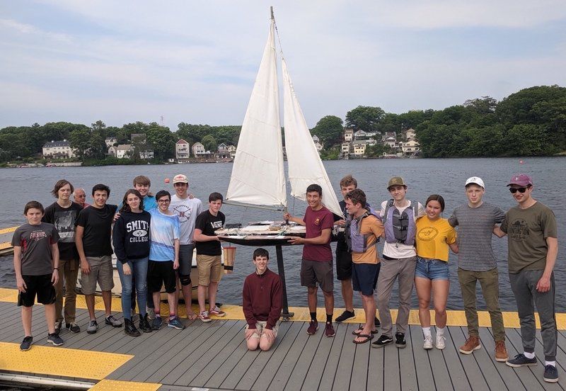 NHS students win international robotic sailboat regatta